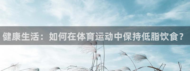 山西杏宇酒业有限公司：健康生活：如何在体育运动中保持低脂饮食？