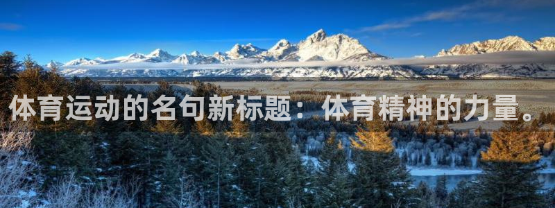 杏宇2登录：体育运动的名句新标题：体育精神的力量。